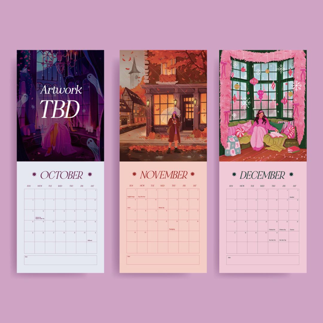 PRE-ORDER 2027 Brittany Keller Art Wall Calendar ORDERS CLOSE 16.10.26