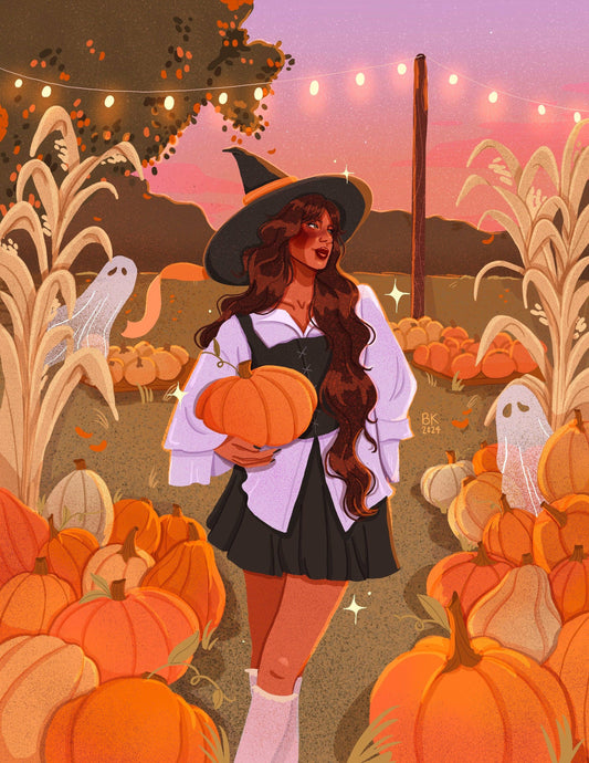 Pumpkin Patch Witch