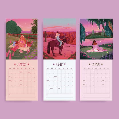 PRE-ORDER 2027 Brittany Keller Art Wall Calendar ORDERS CLOSE 16.10.26
