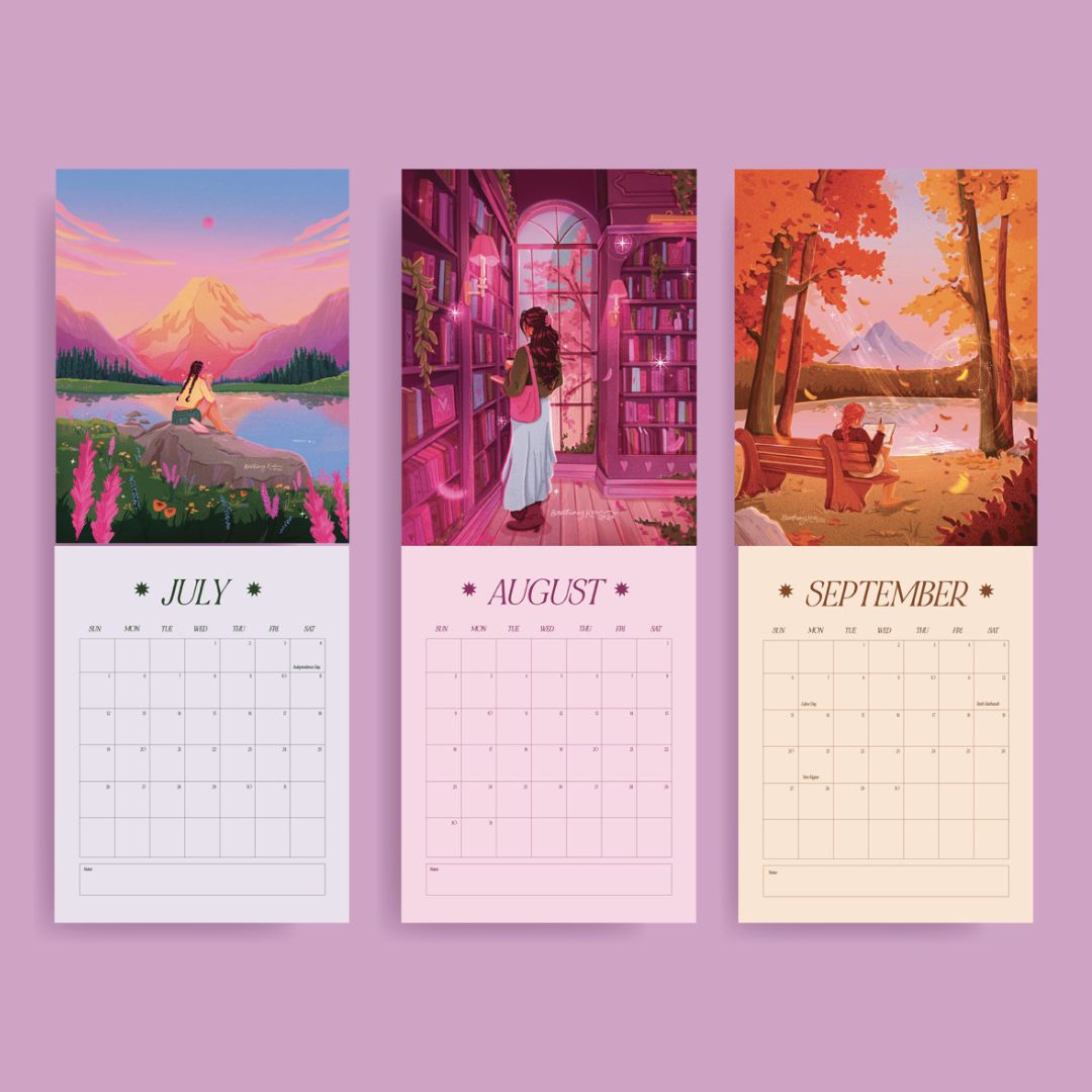 PRE-ORDER 2027 Brittany Keller Art Wall Calendar ORDERS CLOSE 16.10.26