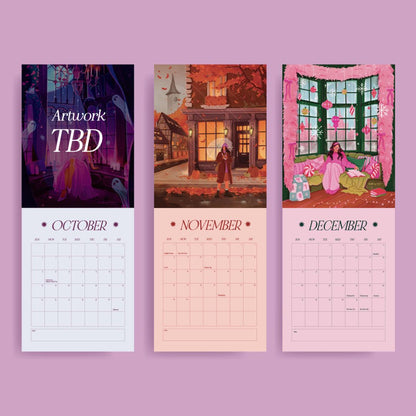 PRE-ORDER 2027 Brittany Keller Art Wall Calendar ORDERS CLOSE 16.10.26