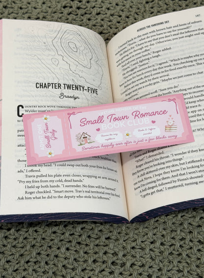Book Club Ticket Bookmarks