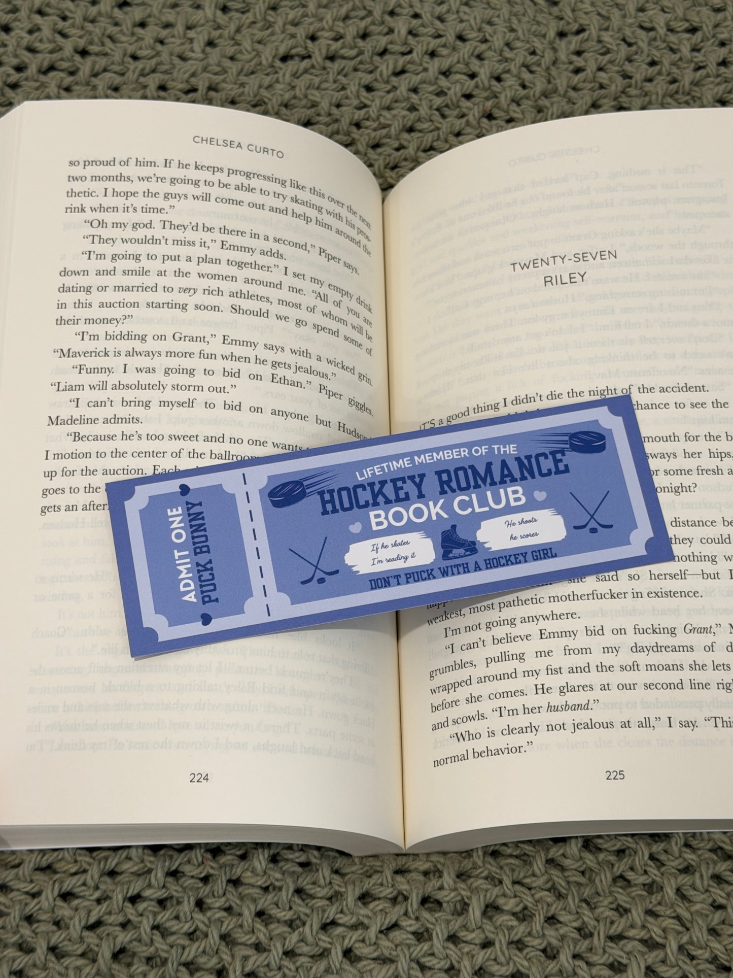 Book Club Ticket Bookmarks