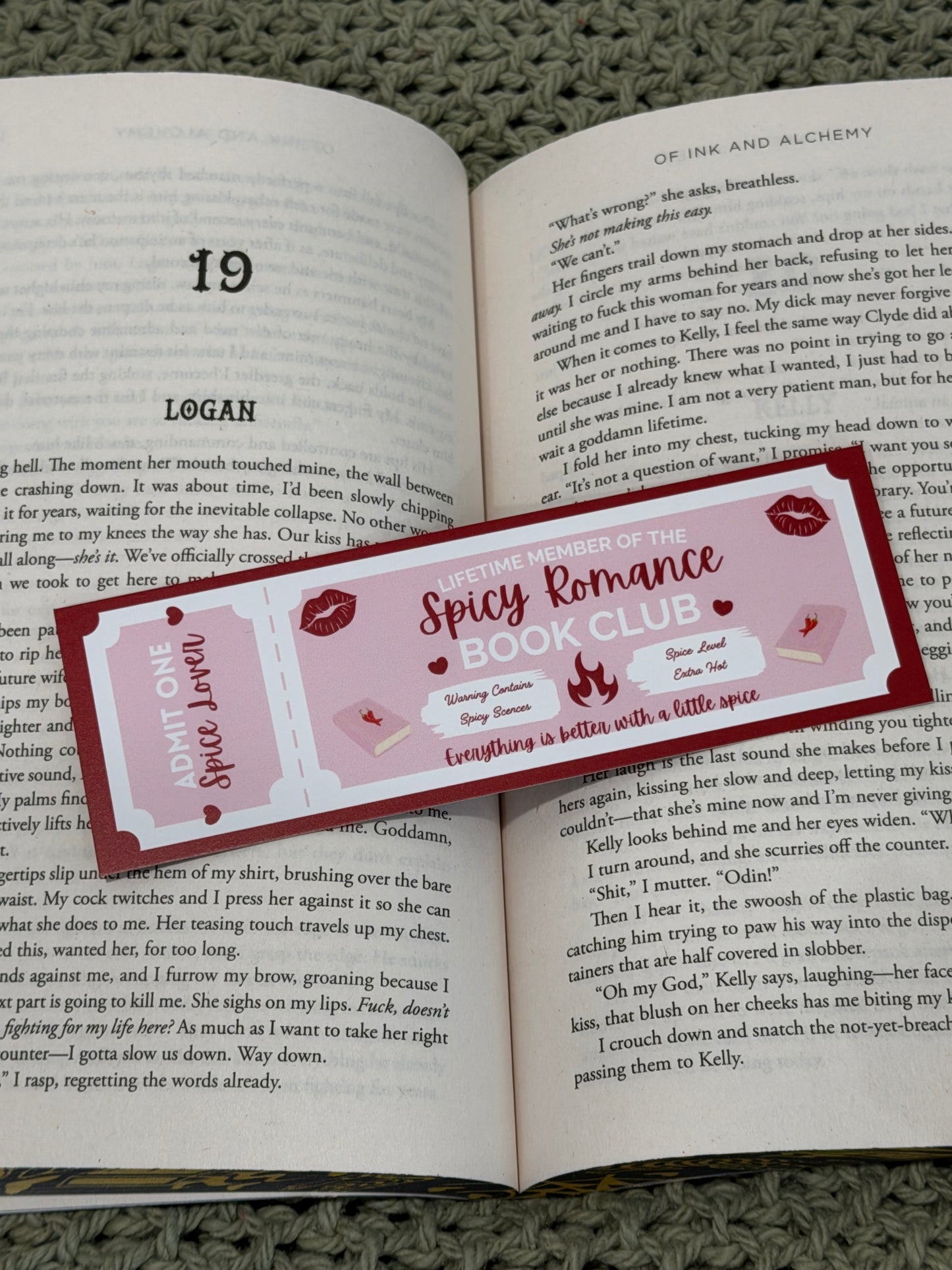 Book Club Ticket Bookmarks