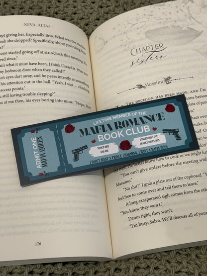Book Club Ticket Bookmarks